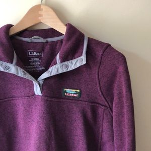 L.L Bean Sweater Fleece Pullover